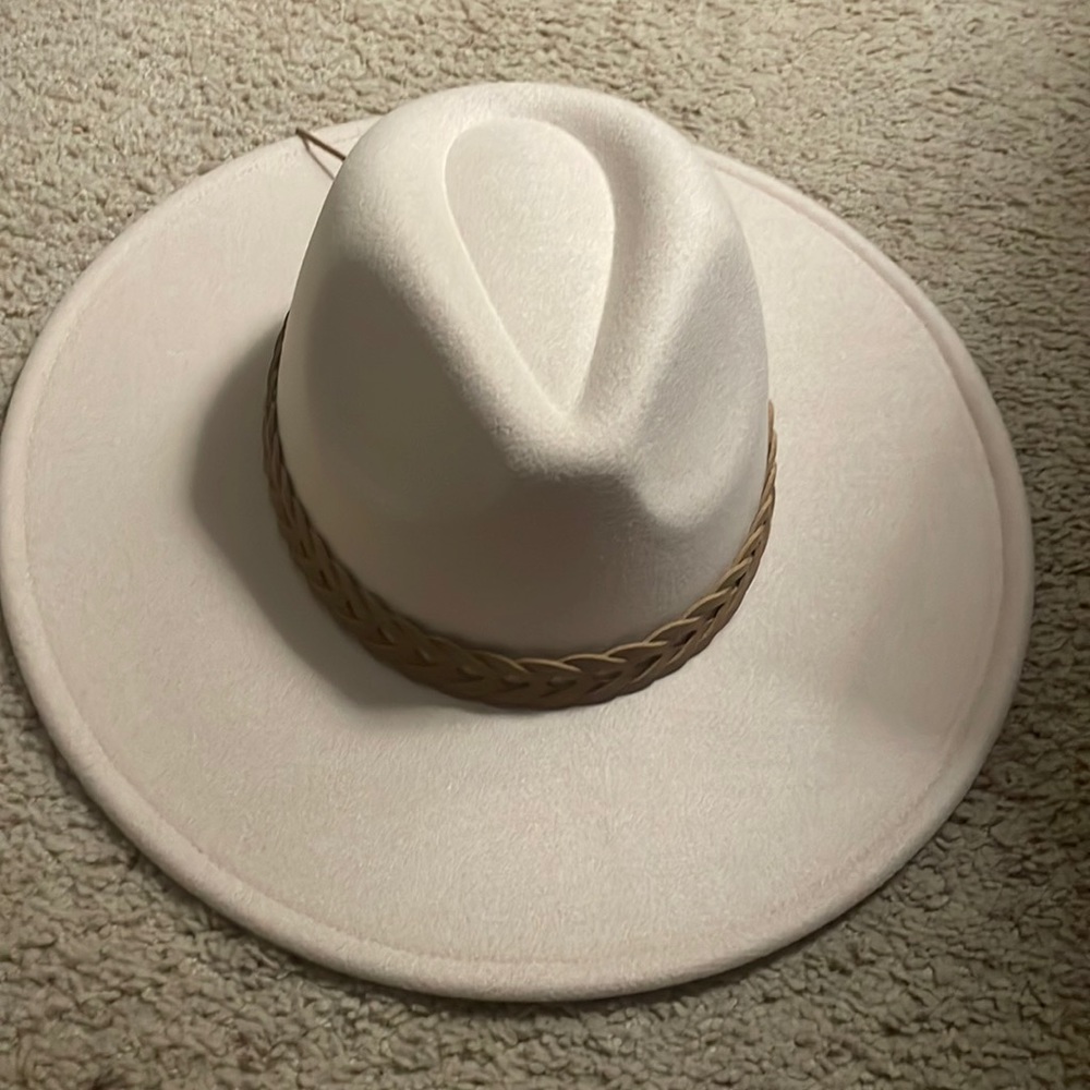 Ivory Braided Fedora